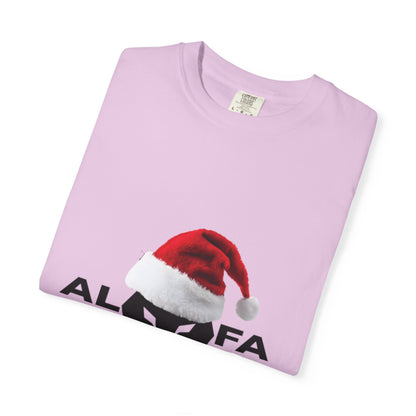 Maglietta unisex Holiday Spirit con grafica Babbo Natale