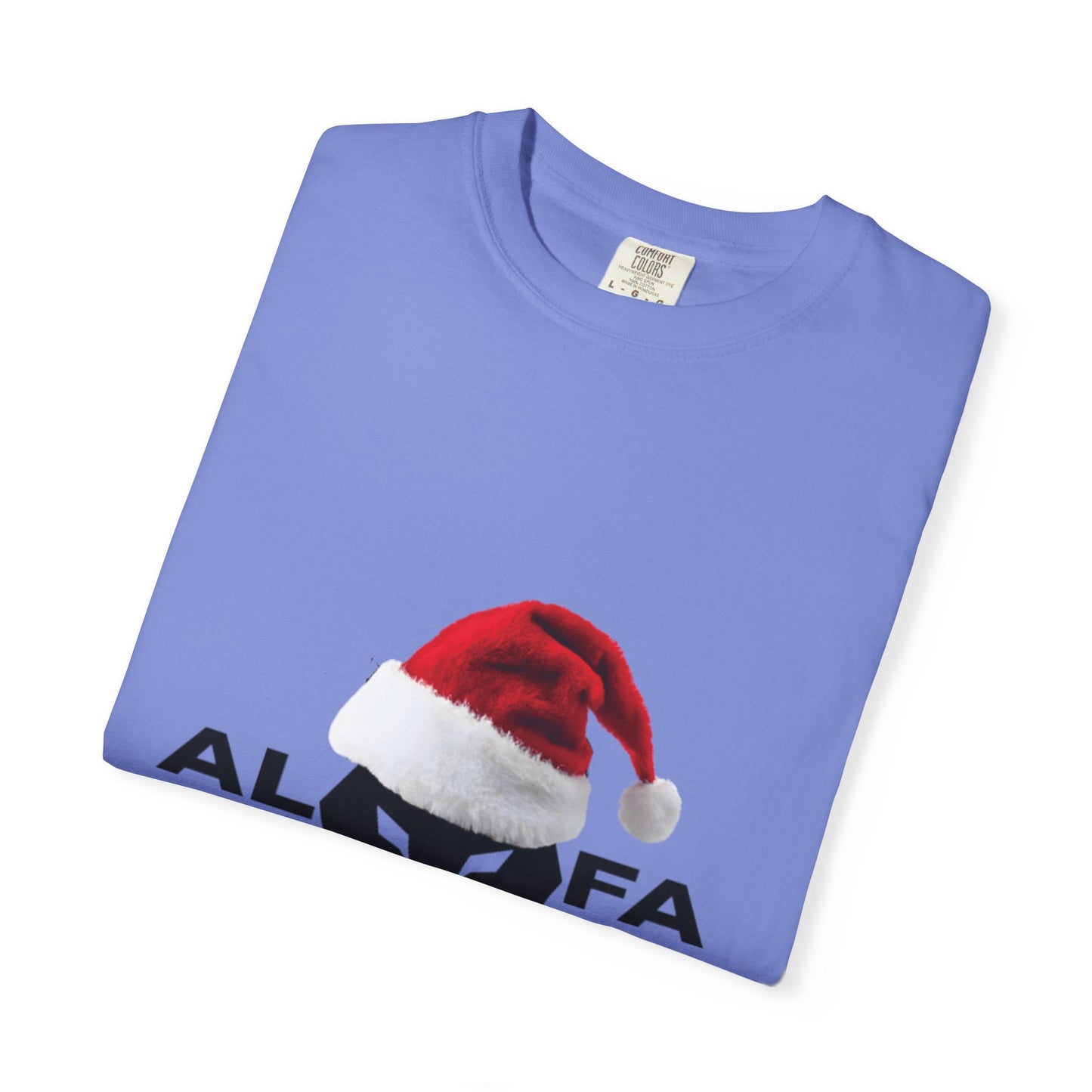 Maglietta unisex Holiday Spirit con grafica Babbo Natale
