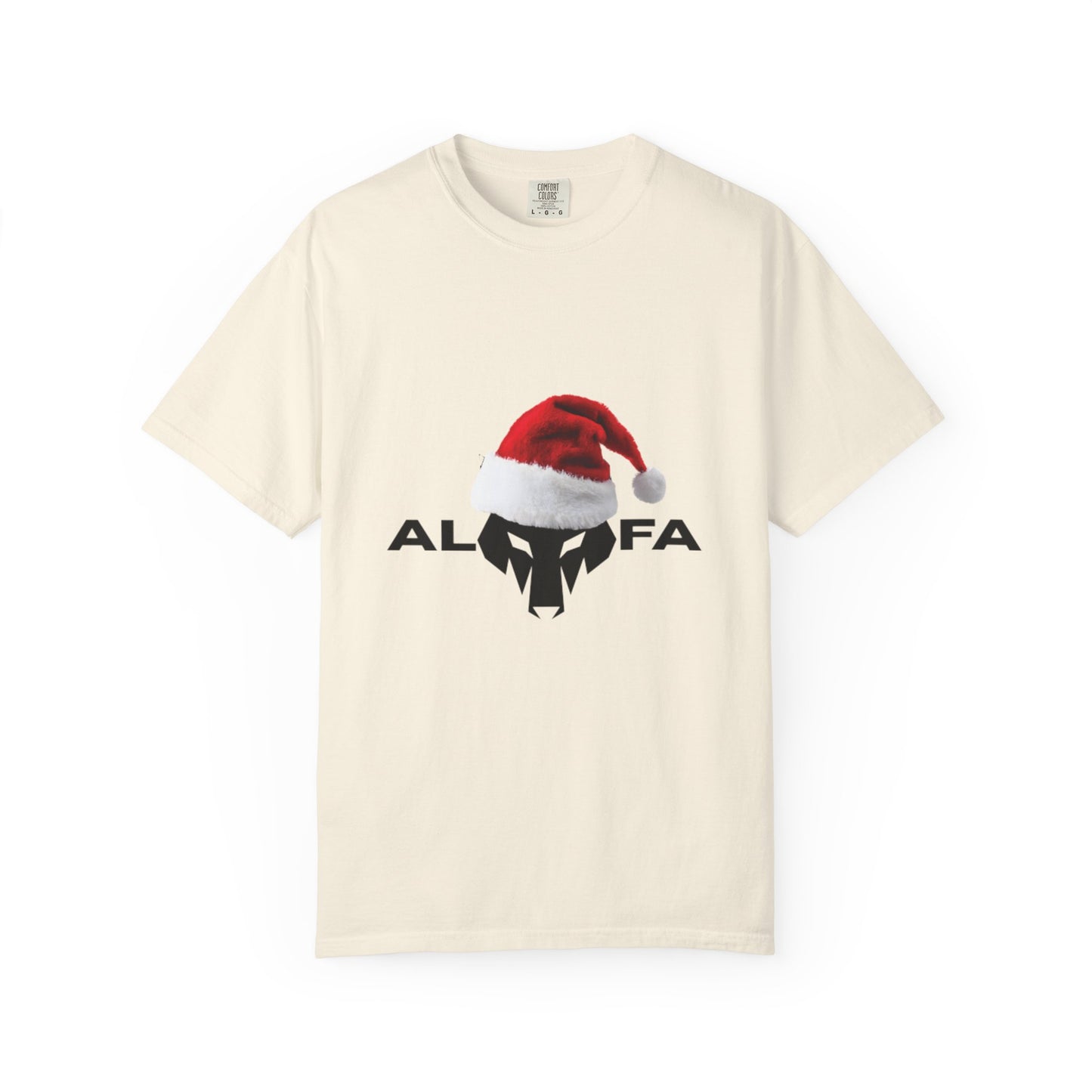 Maglietta unisex Holiday Spirit con grafica Babbo Natale