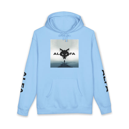 Felpa con cappuccio pesante unisex Alfa Wolf - Abbigliamento elegante e comodo
