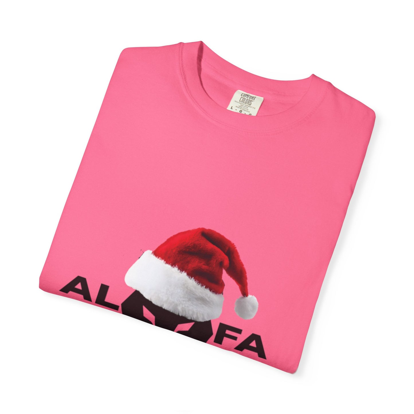 Maglietta unisex Holiday Spirit con grafica Babbo Natale