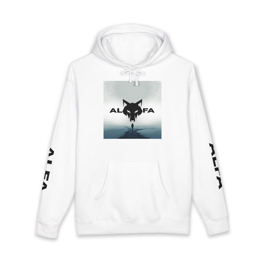 Felpa con cappuccio pesante unisex Alfa Wolf - Abbigliamento elegante e comodo