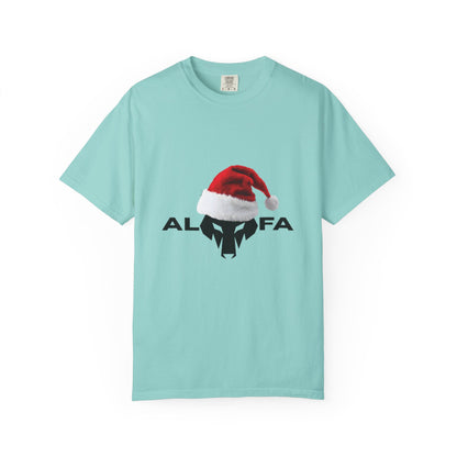 Maglietta unisex Holiday Spirit con grafica Babbo Natale
