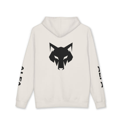 Felpa con cappuccio pesante unisex Alfa Wolf - Abbigliamento elegante e comodo