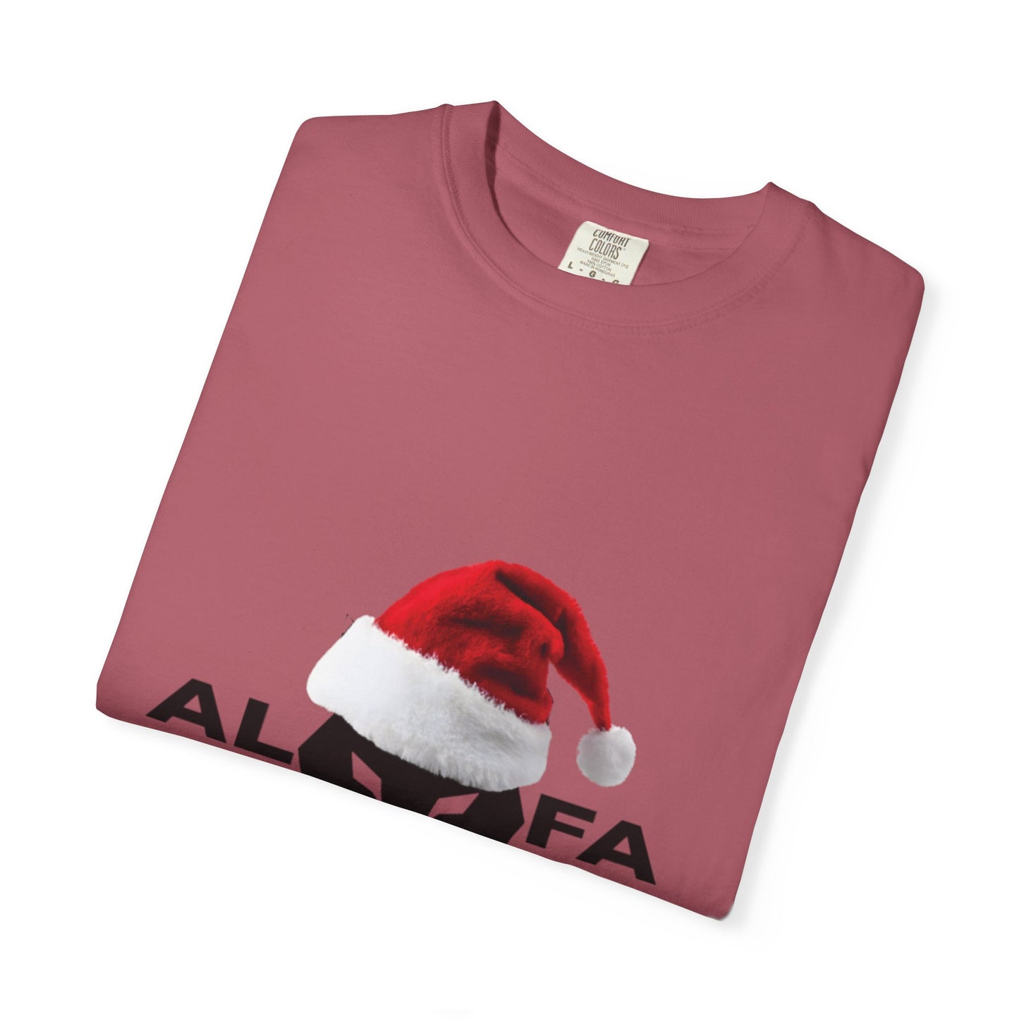 Maglietta unisex Holiday Spirit con grafica Babbo Natale