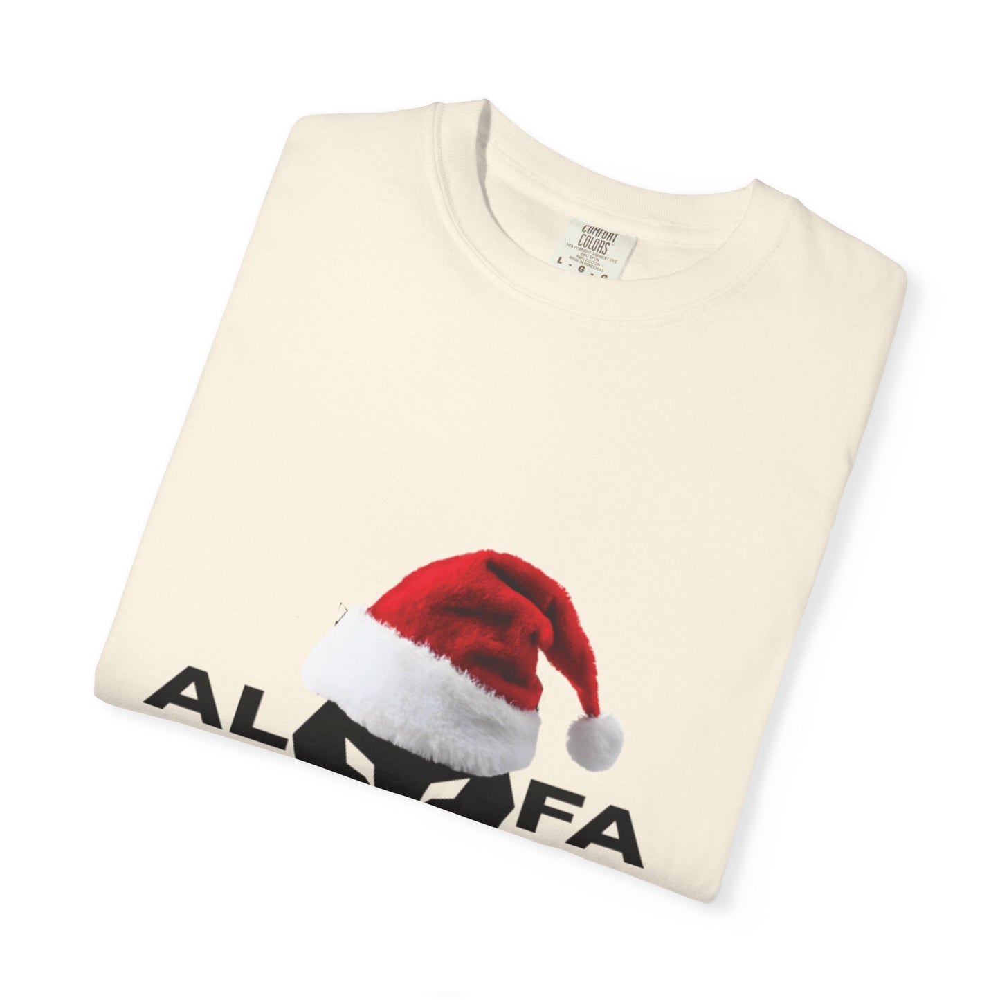 Maglietta unisex Holiday Spirit con grafica Babbo Natale