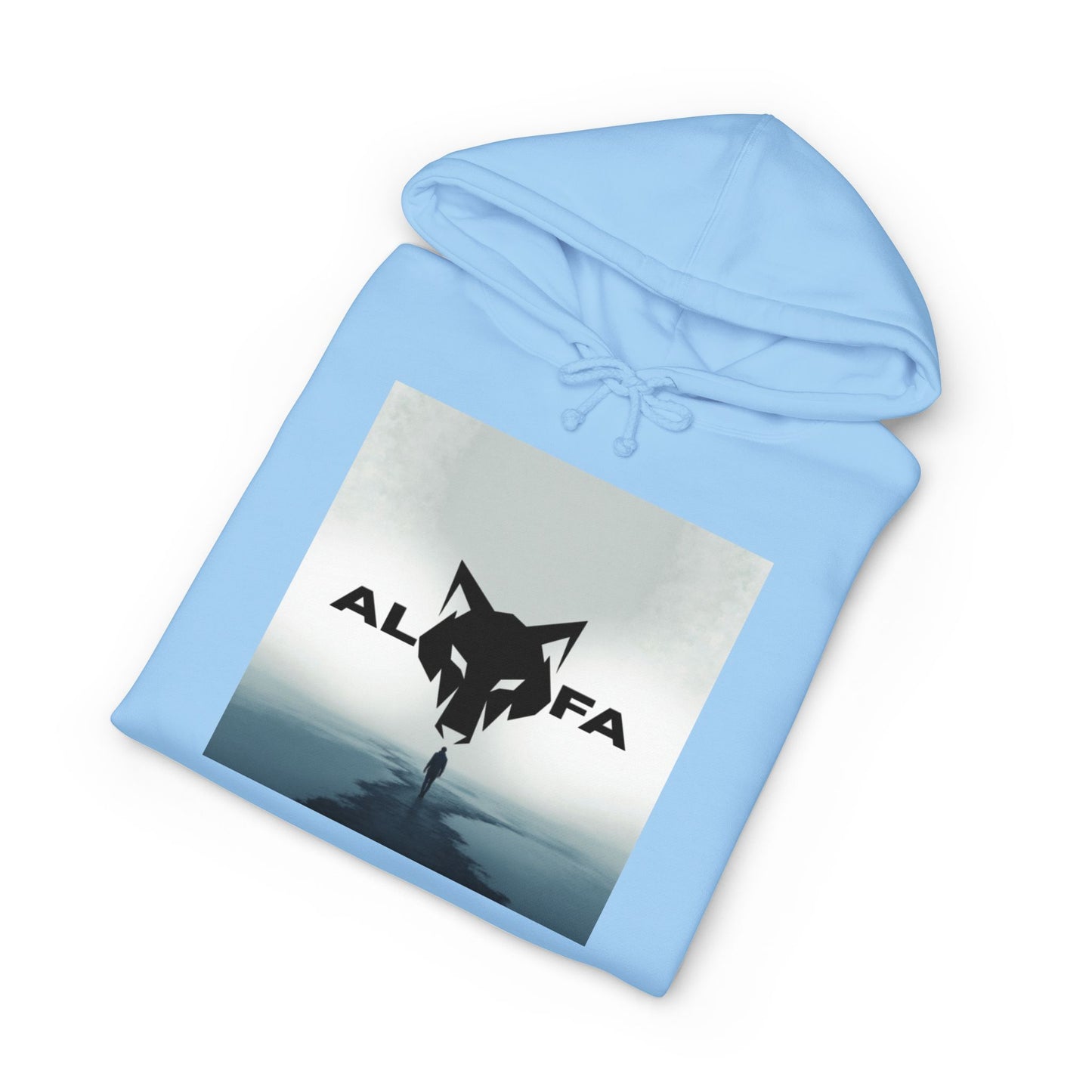 Felpa con cappuccio pesante unisex Alfa Wolf - Abbigliamento elegante e comodo