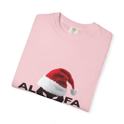 Maglietta unisex Holiday Spirit con grafica Babbo Natale