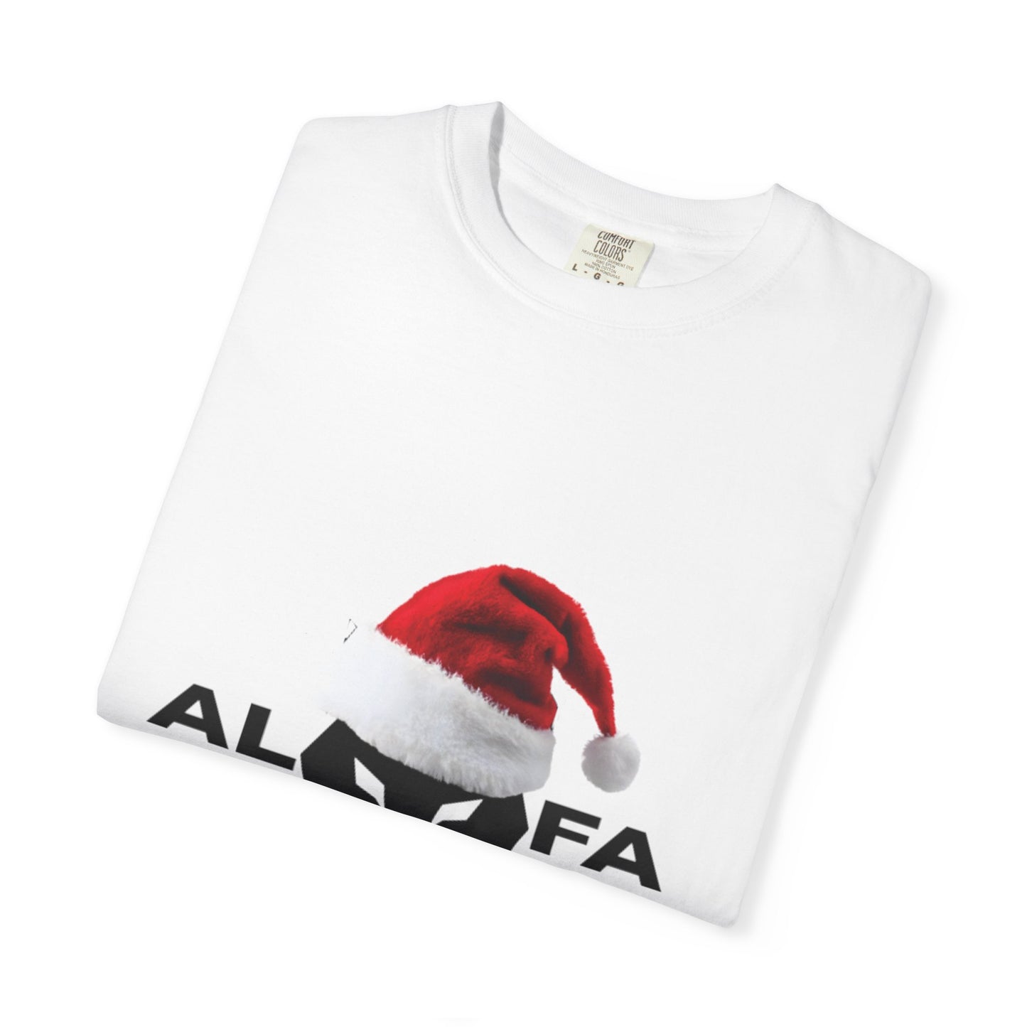 Maglietta unisex Holiday Spirit con grafica Babbo Natale