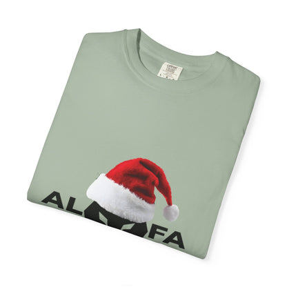 Maglietta unisex Holiday Spirit con grafica Babbo Natale