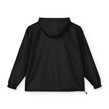 Giacca a vento ripiegabile con disegno lupo - Giacca a vento leggera unisex