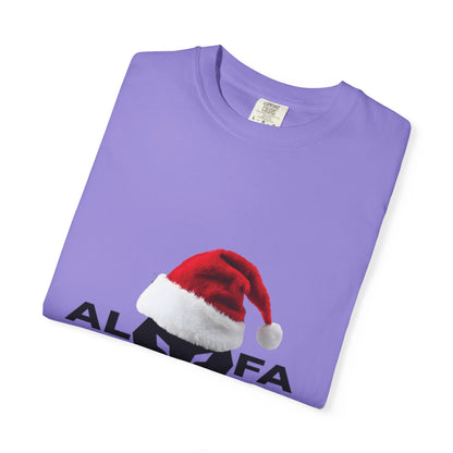 Maglietta unisex Holiday Spirit con grafica Babbo Natale