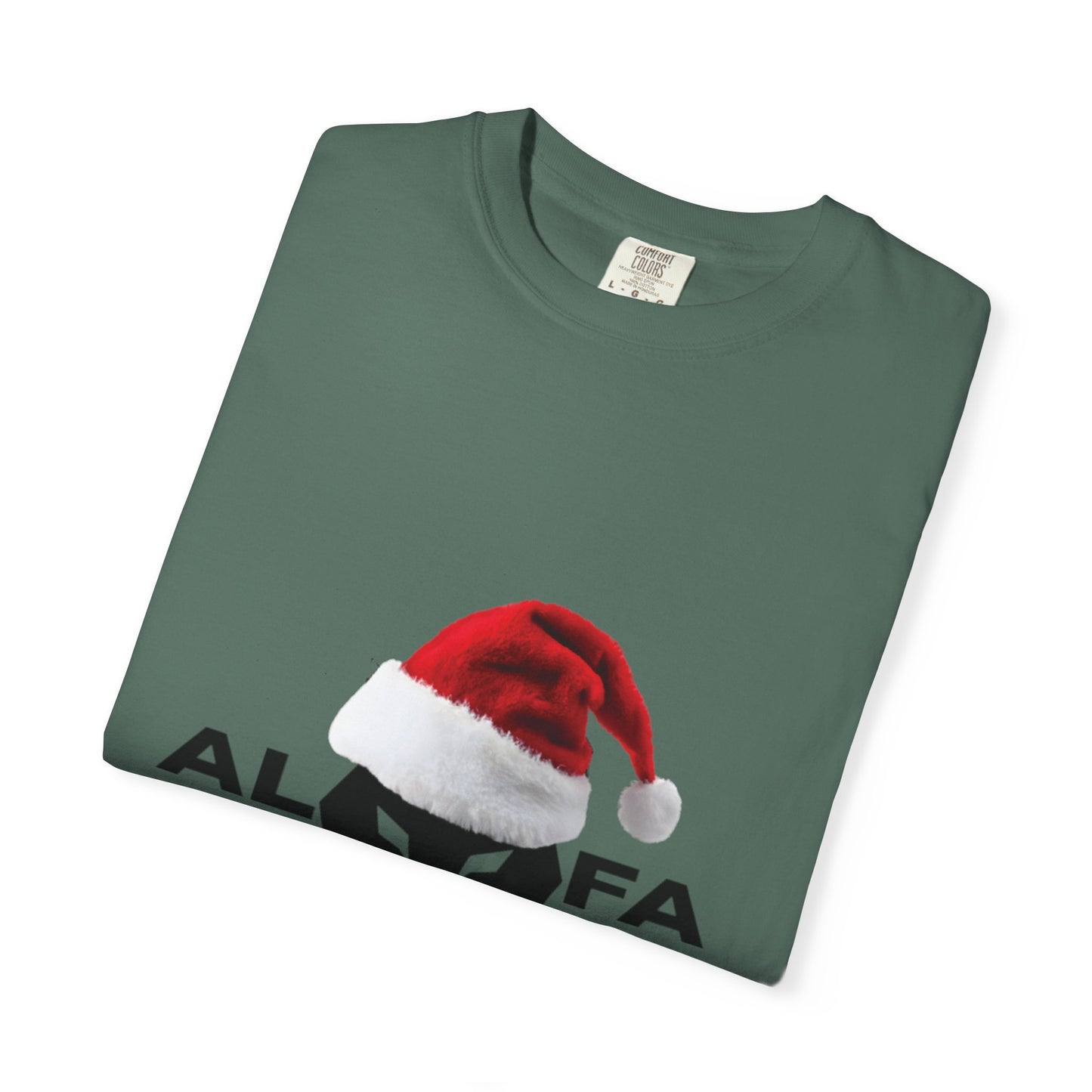 Maglietta unisex Holiday Spirit con grafica Babbo Natale