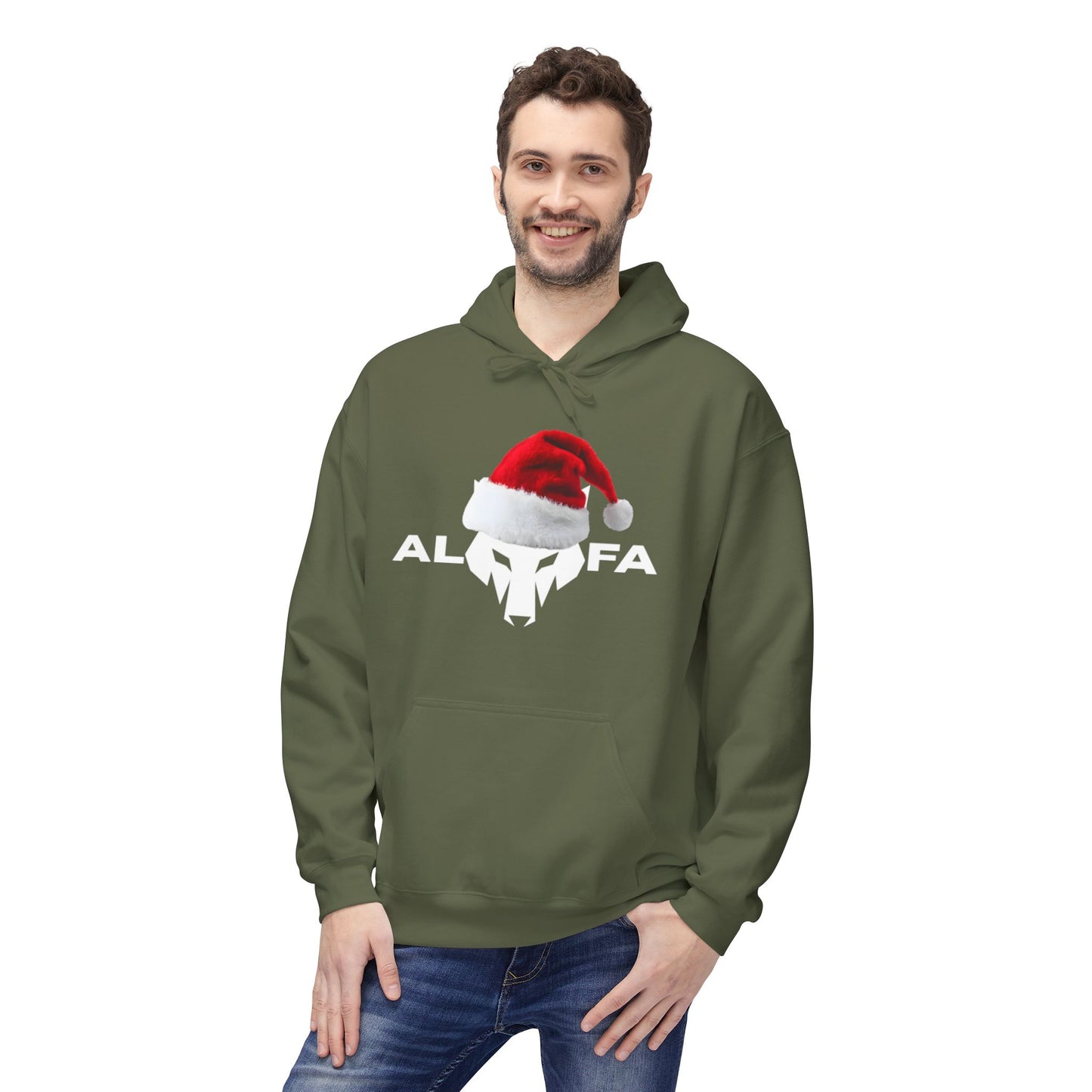 Felpa con cappuccio Alpha Fleece per le feste