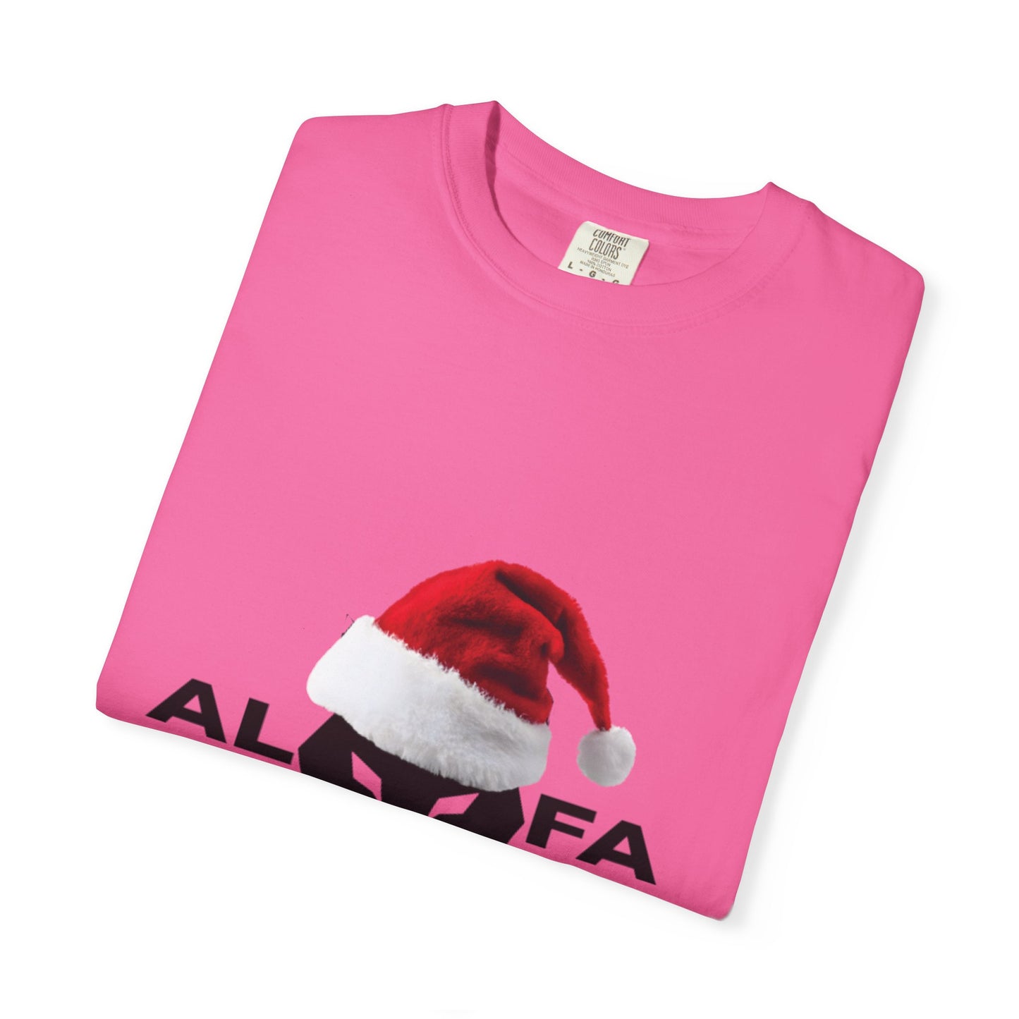 Maglietta unisex Holiday Spirit con grafica Babbo Natale