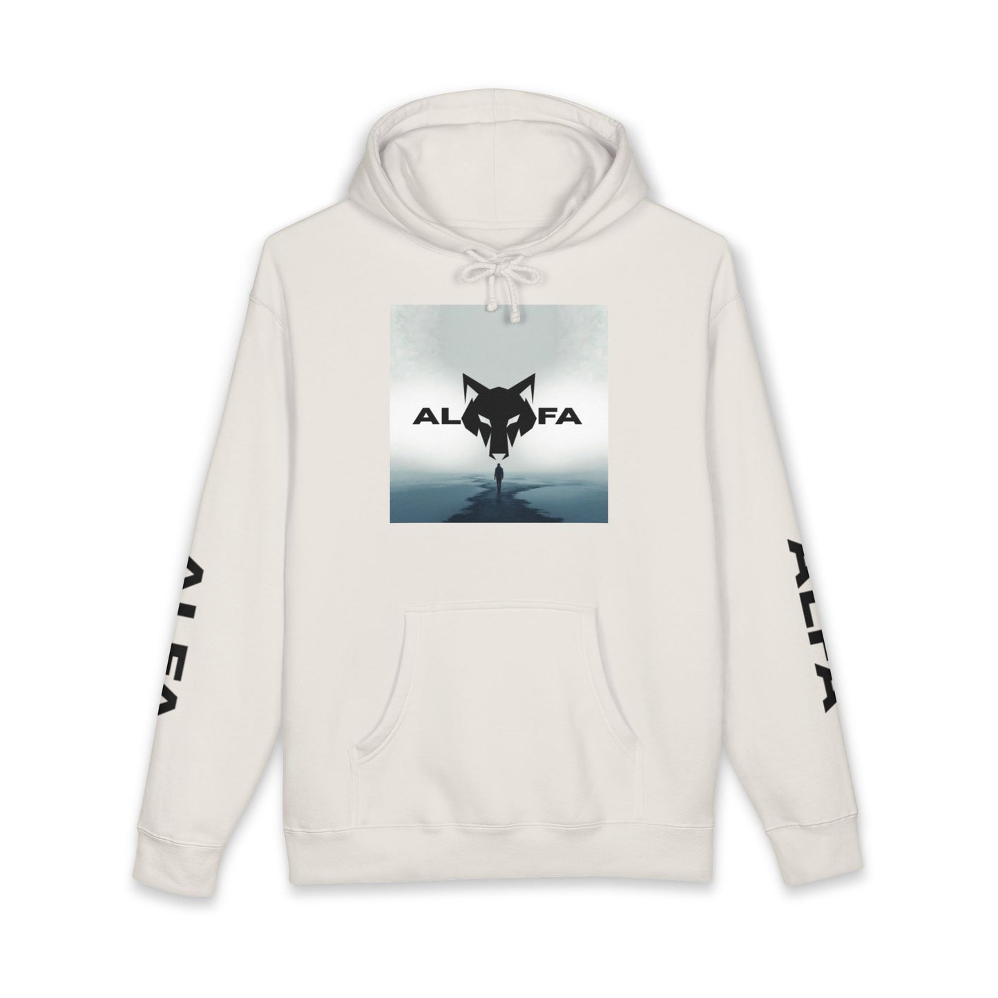 Felpa con cappuccio pesante unisex Alfa Wolf - Abbigliamento elegante e comodo