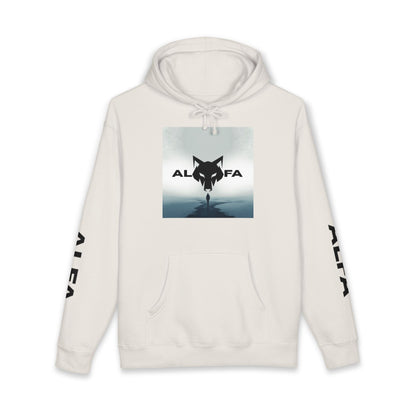 Felpa con cappuccio pesante unisex Alfa Wolf - Abbigliamento elegante e comodo