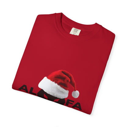 Maglietta unisex Holiday Spirit con grafica Babbo Natale