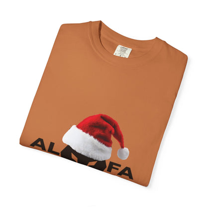 Maglietta unisex Holiday Spirit con grafica Babbo Natale